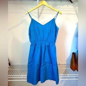 J. Crew linen mini dress